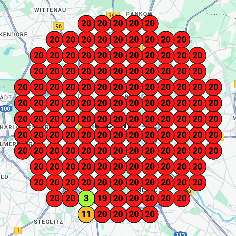 Positionnement avant optimisation à Cannes