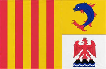 Drapeau de la région Provence-Alpes-Côte d'Azur